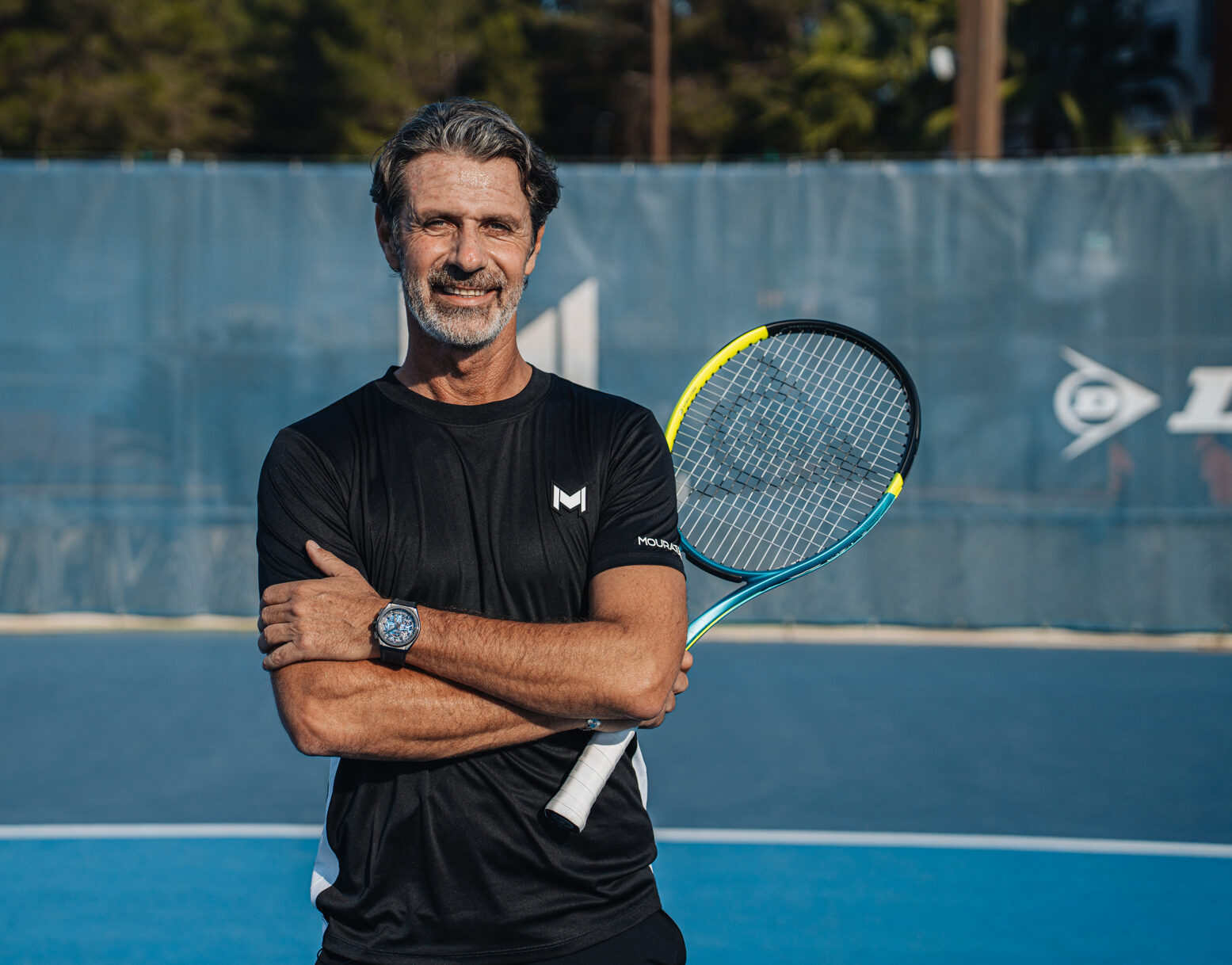 Ο Patrick Mouratoglou εκπροσωπεί μια συνεργαζόμενη μάρκα